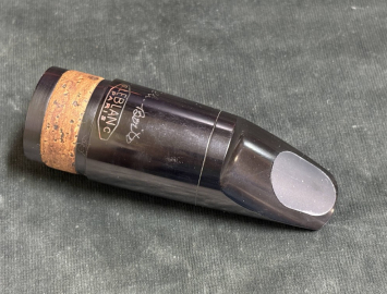 Vintage Leblanc Paris Hard Rubber Contrabass Clarinet Mouthpiece - Measures .083